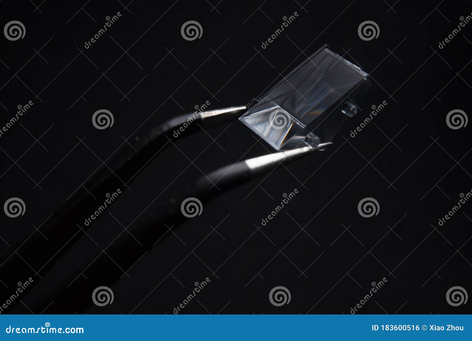 Optical pentaprism stock photo. Image of clip, science 183600516