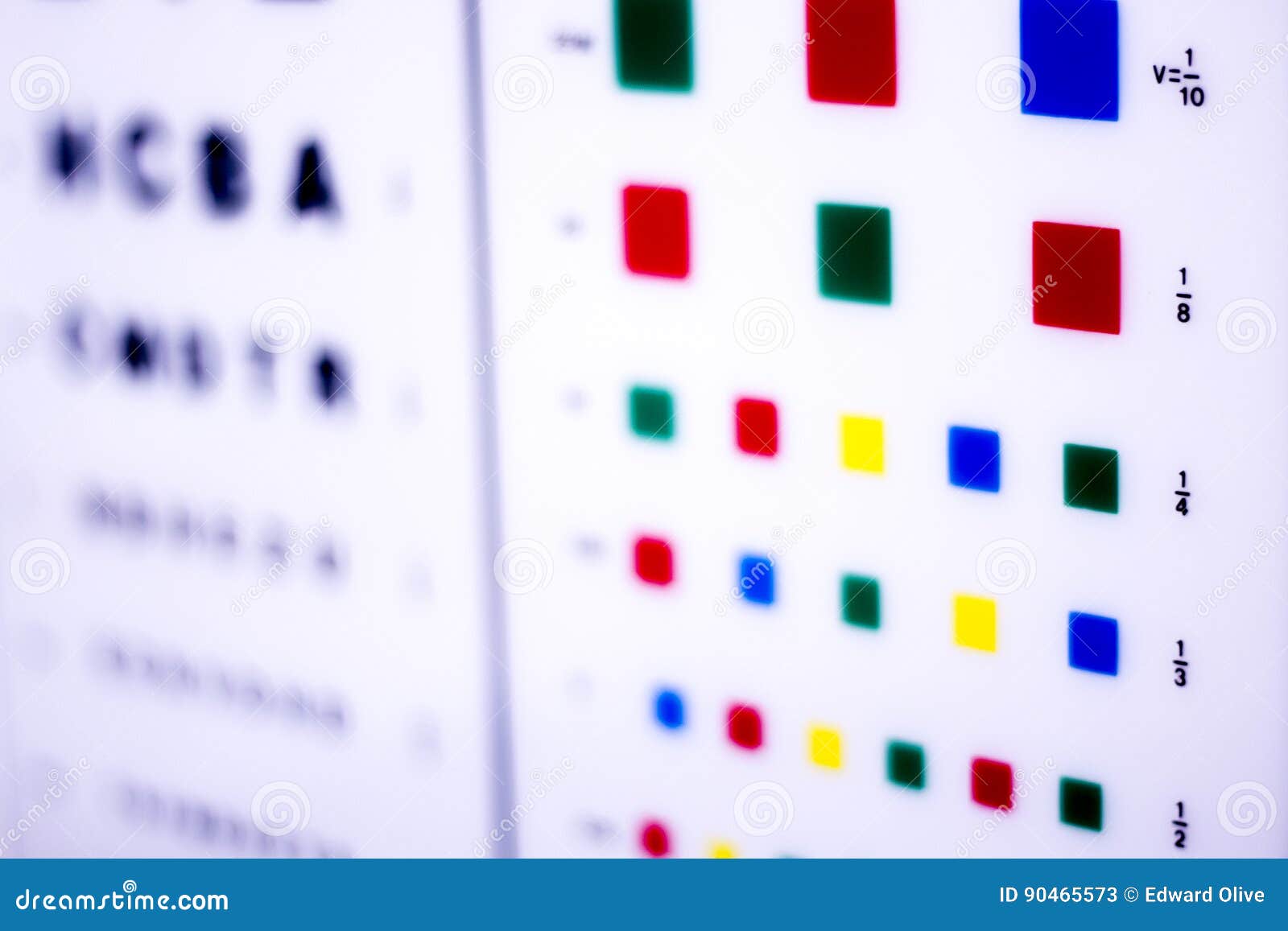 Optical Eye Test Chart