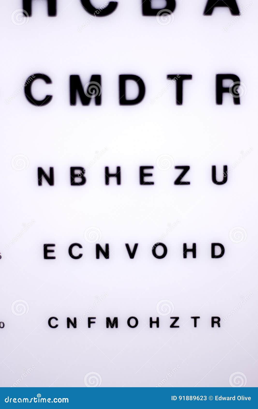 Opticians Sight Test Chart