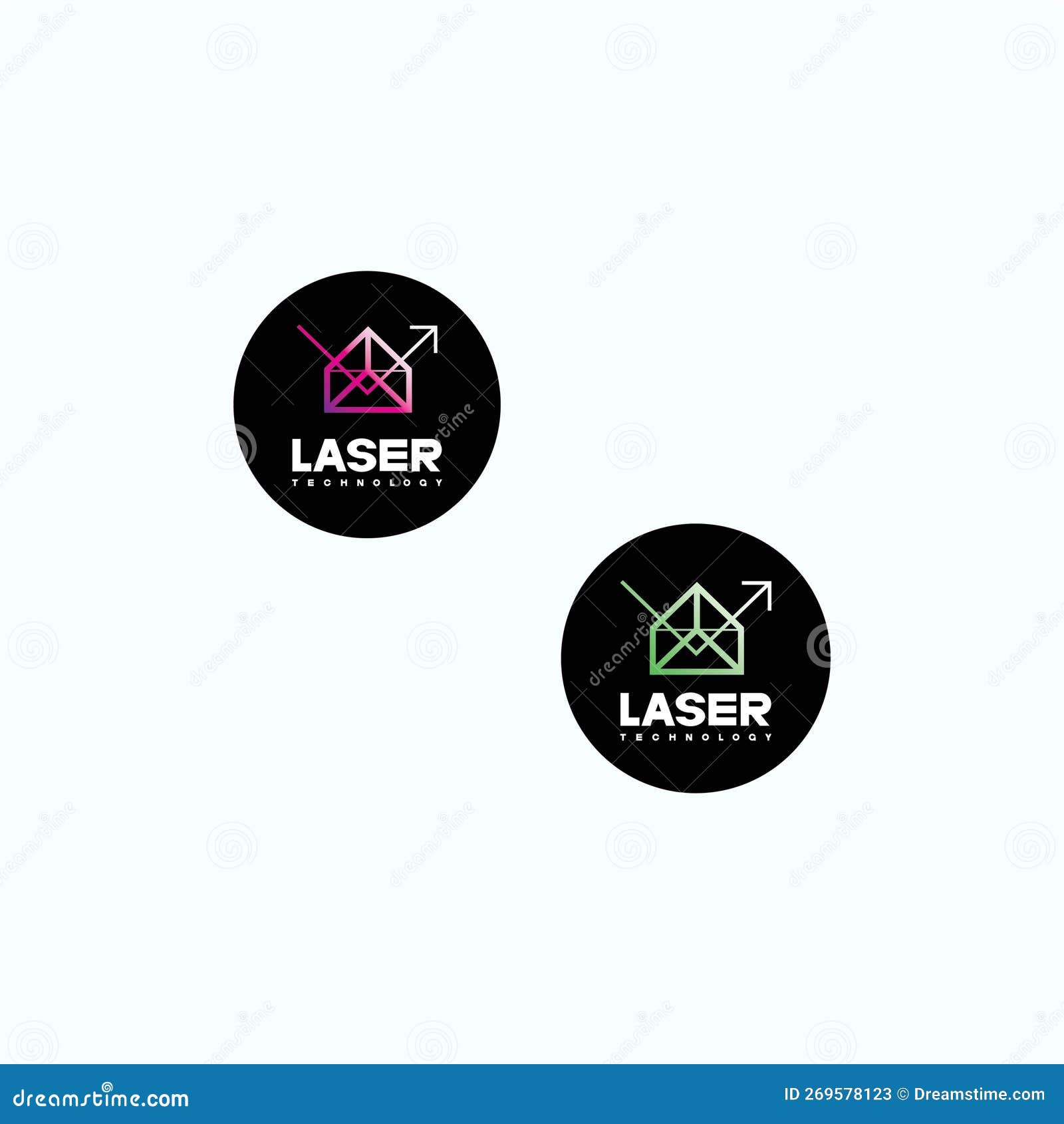 Optics and Laser Technology Stock Vector Illustration of symbol, dark