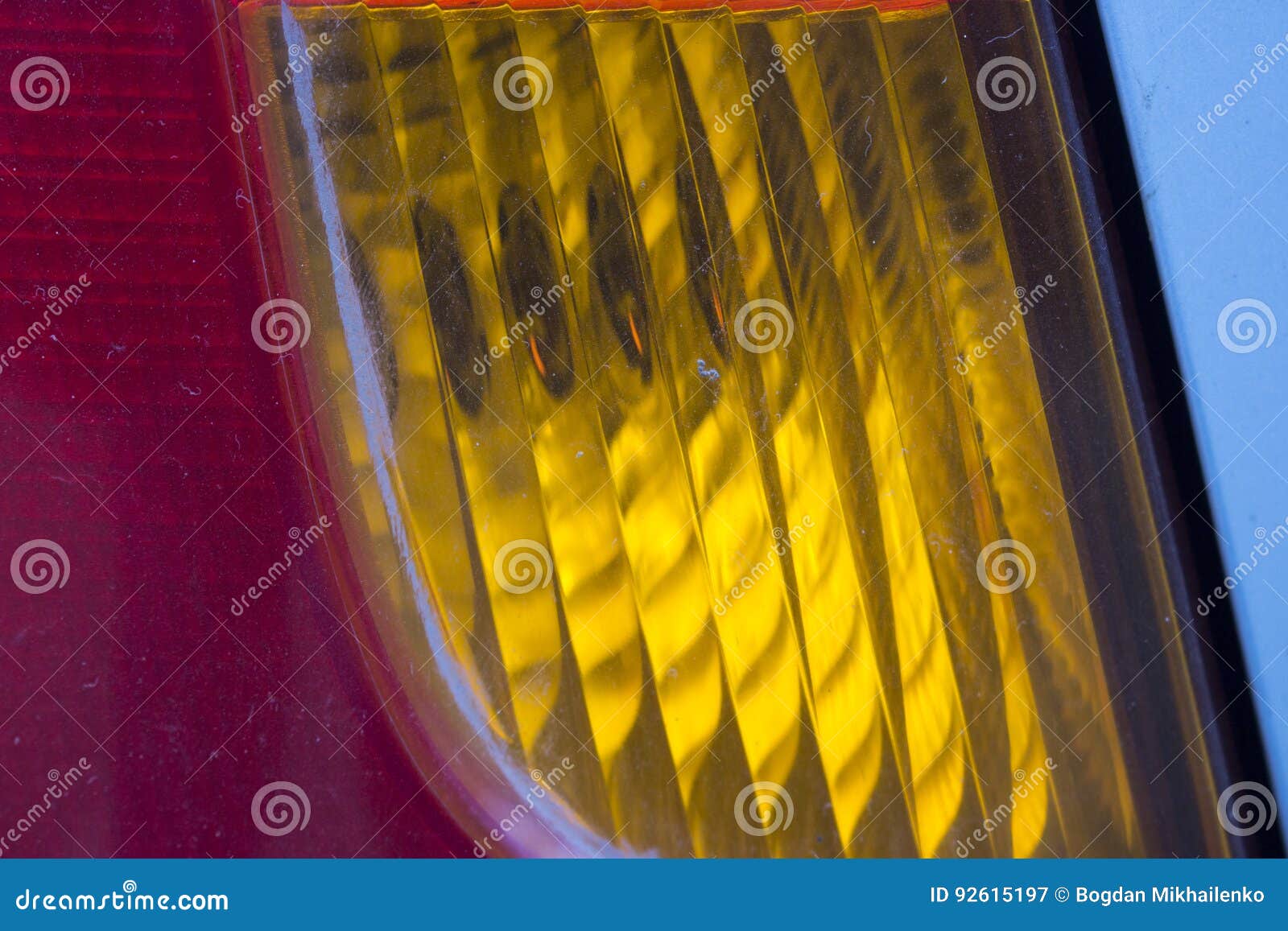 Dimensional Headlights and Taillights of the Car Stock Image Image of