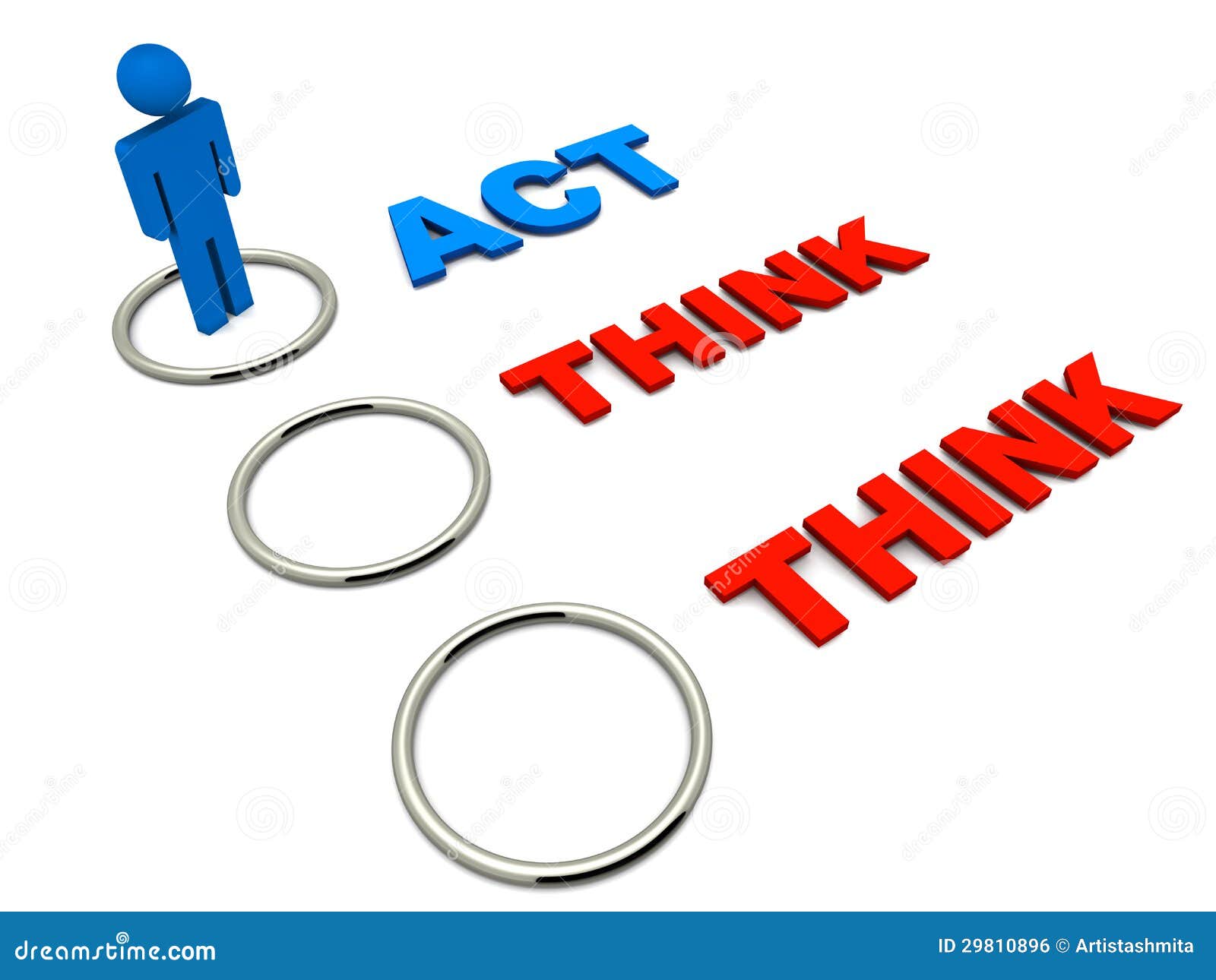 think before you act clipart