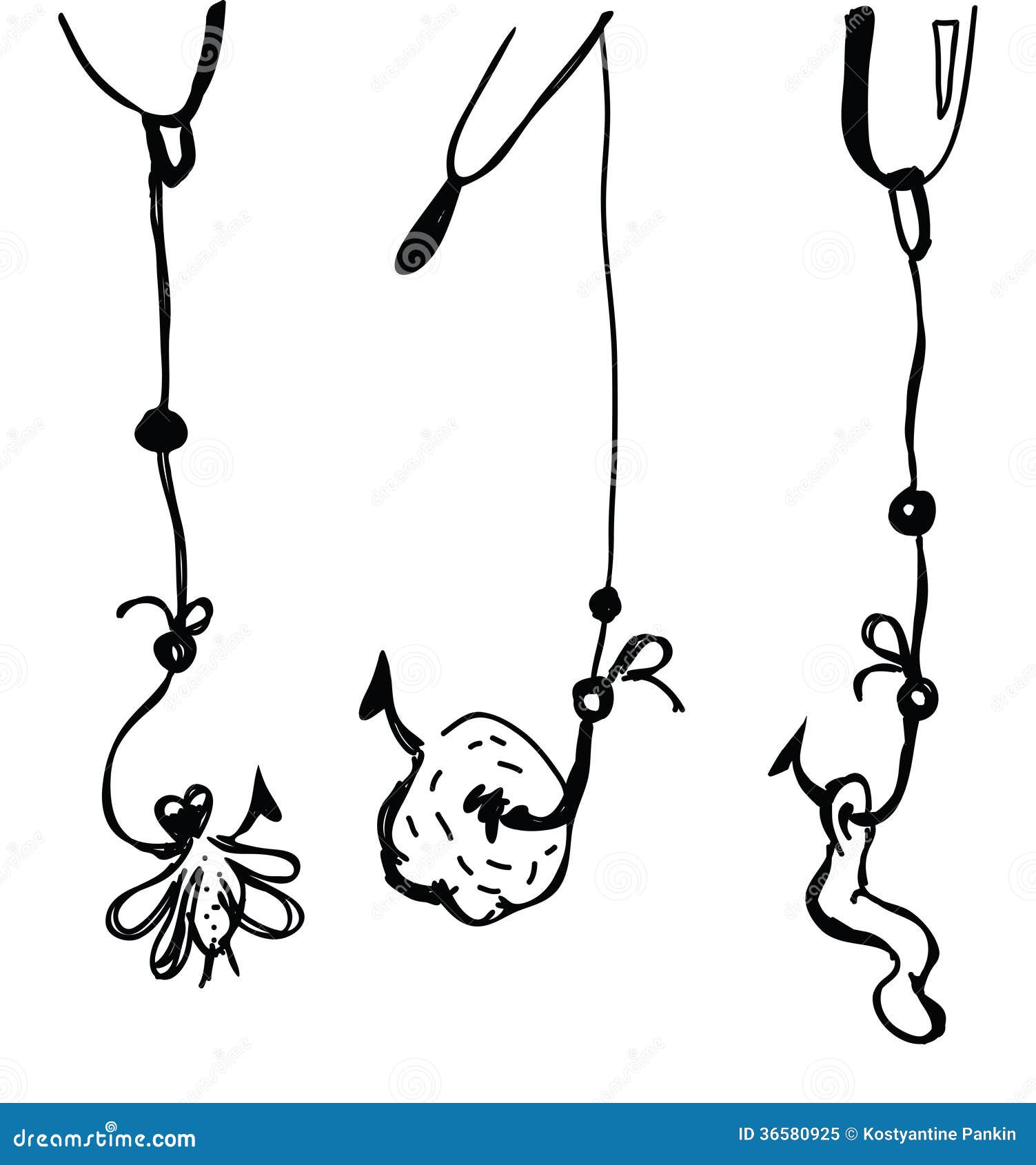 Download Options fishing lures stock vector. Illustration of ...