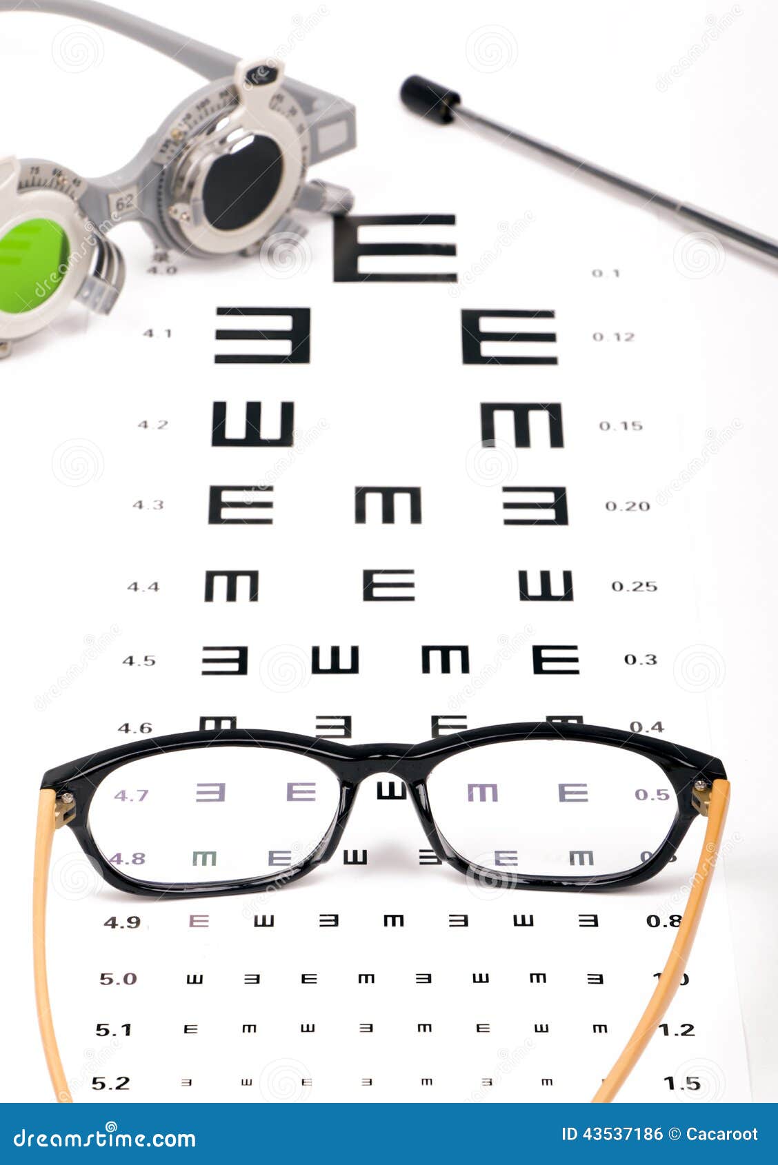 Reading Chart Optometry