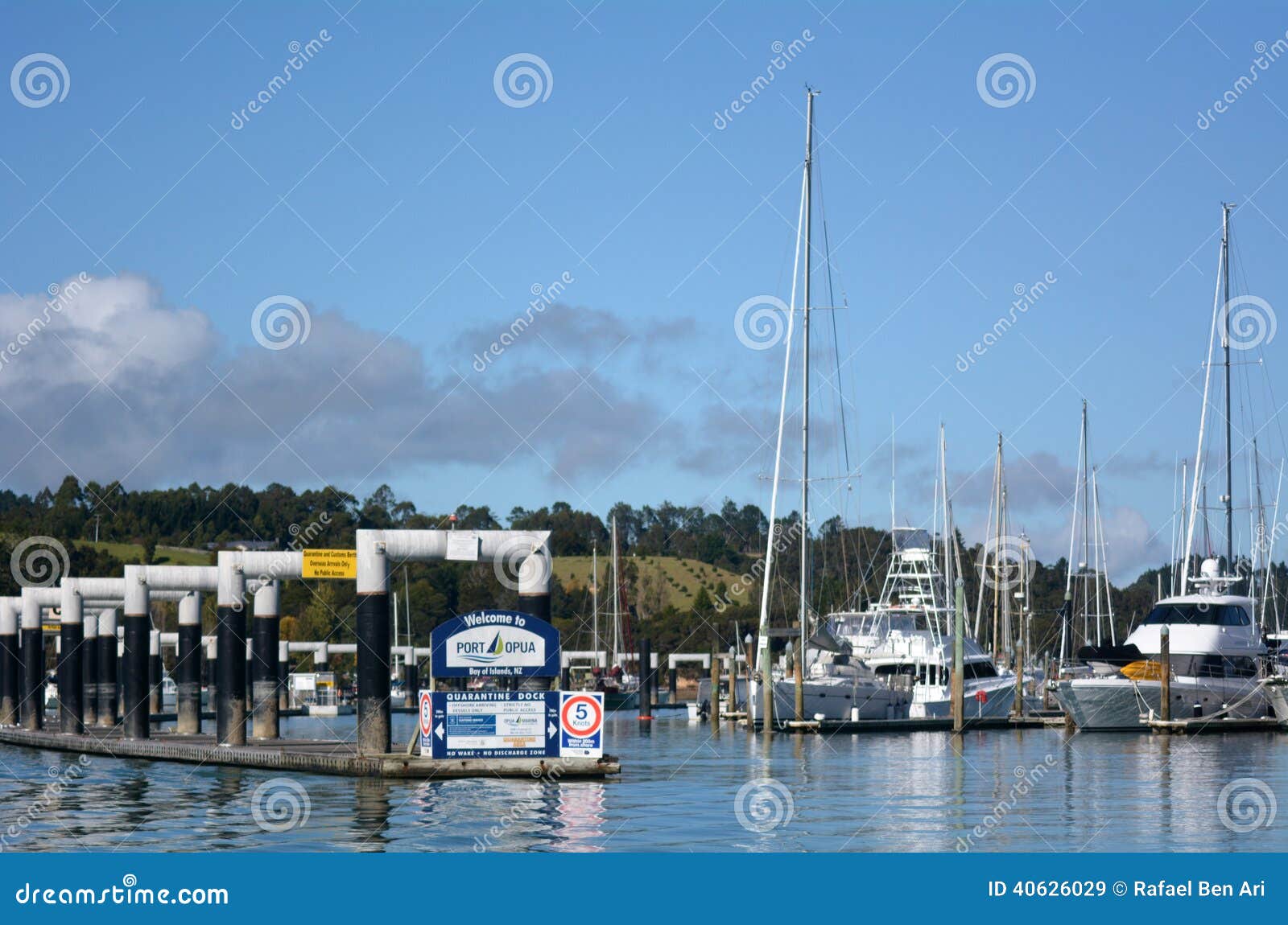 Opua Marina in the Bay of Islands New Zealand Editorial Stock Image ...