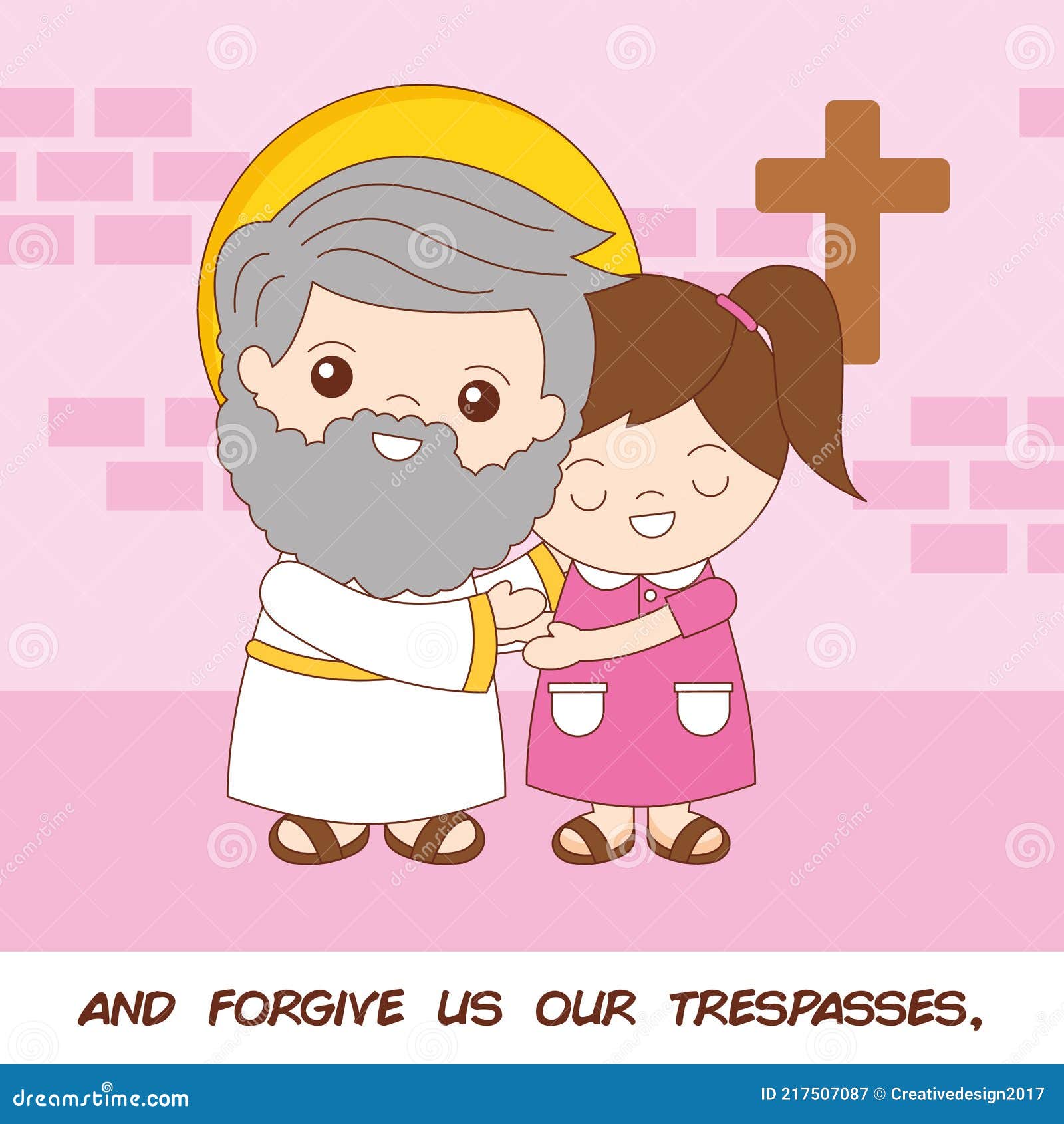 Oración de nuestro padre ilustración del vector. Ilustración de pascua - 217507087 Oración de nuestro padre ilustración del vector. Ilustración de pascua - 217507087