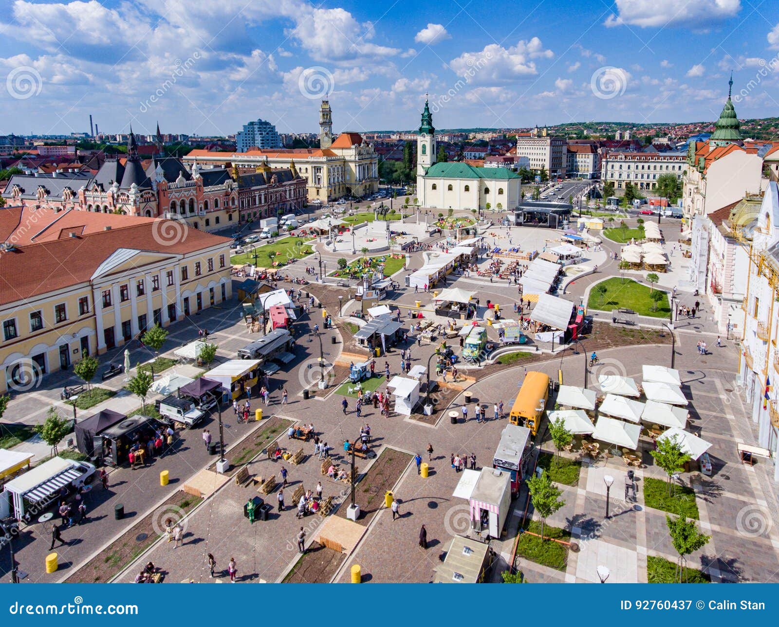 Oradea Union Square, Bihor, Romania Fotografia Editoriale Immagine di