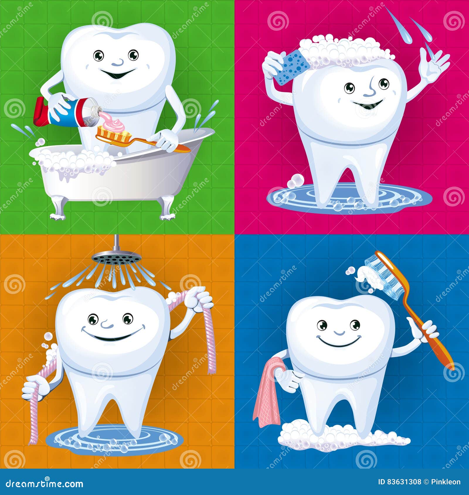 The oral hygiene stock illustration. Illustration of health - 83631308