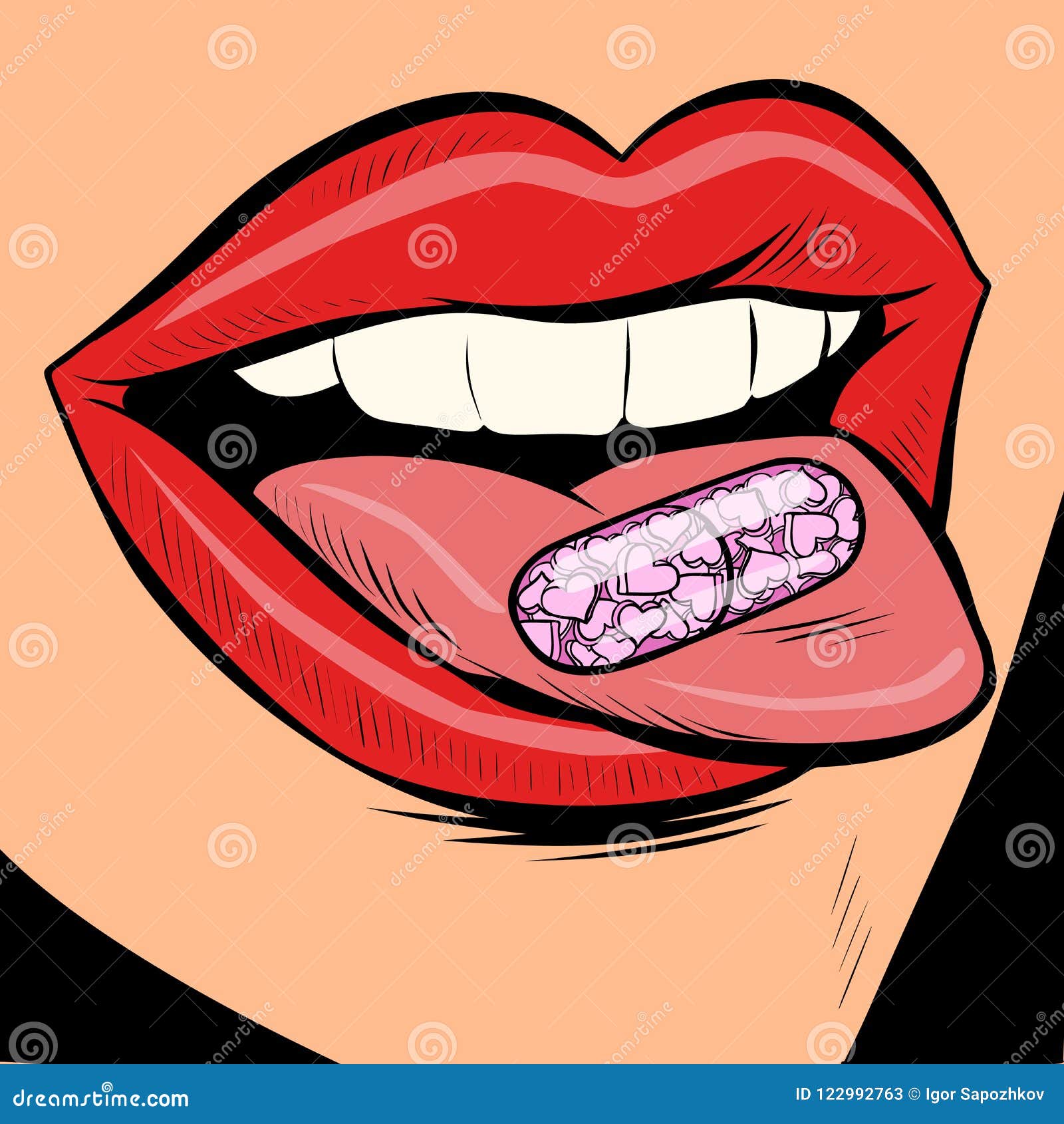 Pill Tongue Stock Illustrations – 285 Pill Tongue Stock Illustrations,  Vectors & Clipart - Dreamstime