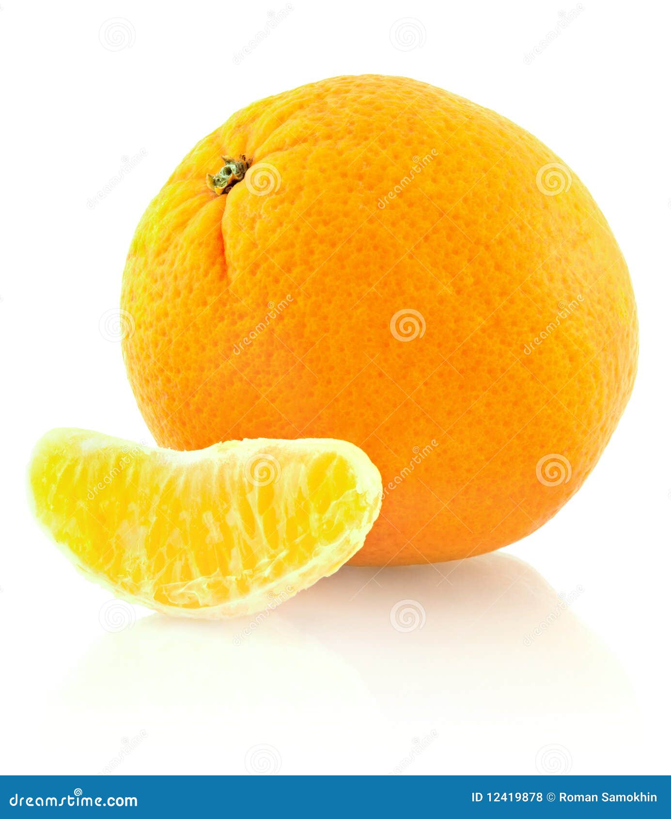 Orange stock photo. Image of fruit, rind, vitamin, isolated 12419878