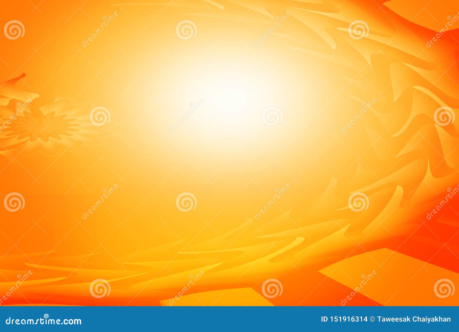 Orange Abstract Background Orange Light Abstract Background Stock Illustration Illustration Of Sunshine Sunlight