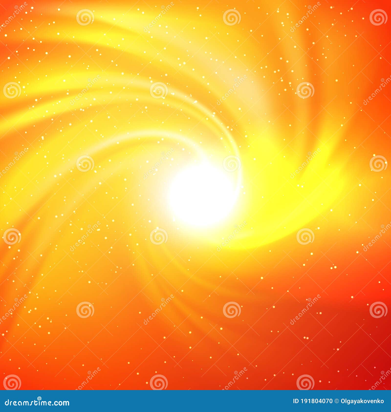Orange Abstract Background, Yellow Sun Light Wallpaper, Bright Design