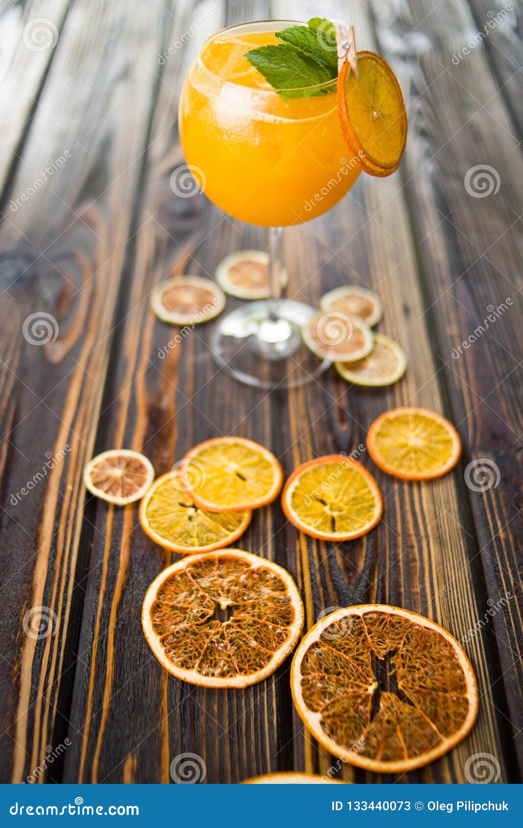 Orange alcoholic cocktail stock image. Image of juice 133440073