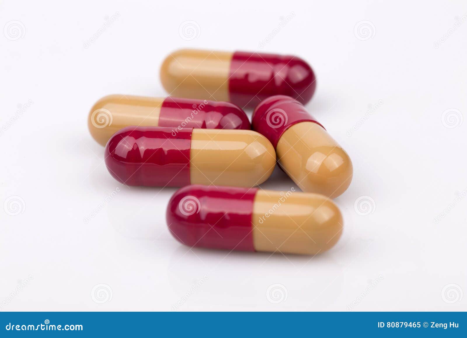 Orange antibiotics pills stock image. Image of macro 80879465