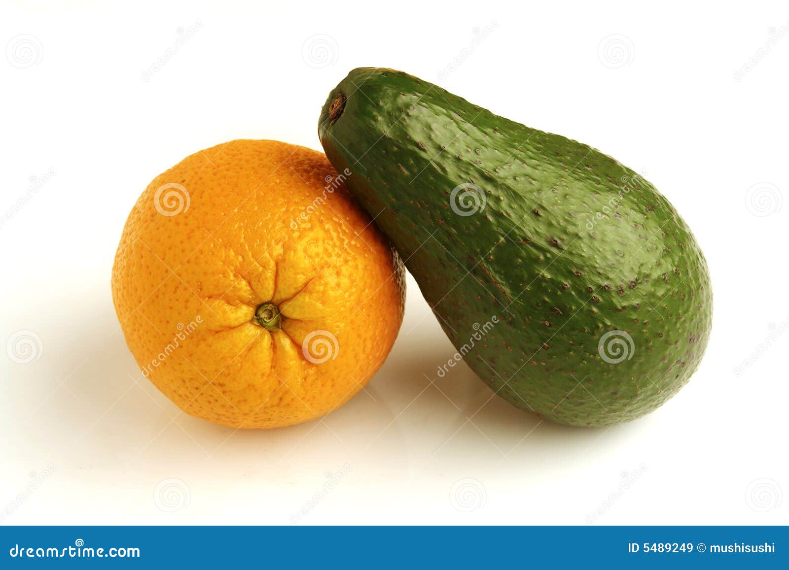 Orange and avocado stock image. Image of vitamin, nutrition 5489249