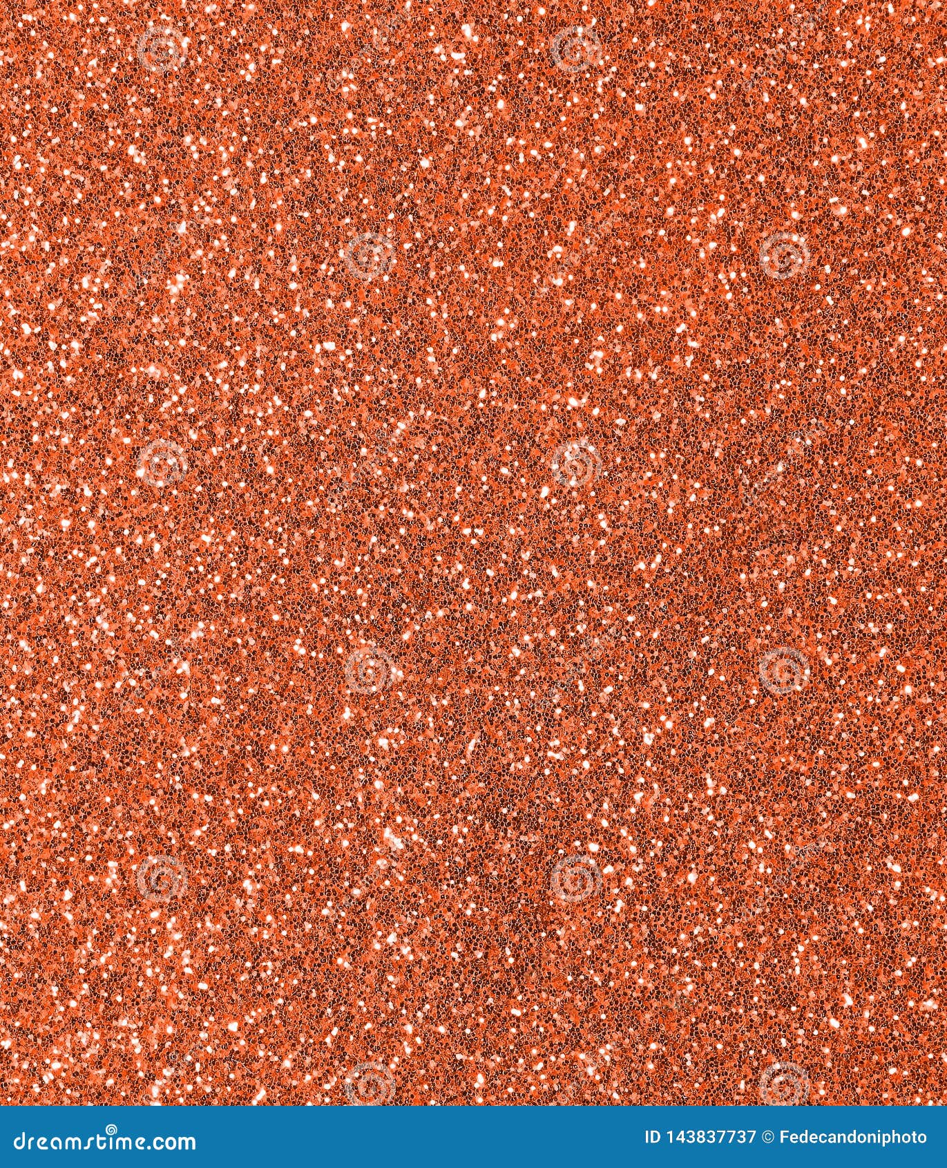 Orange Background with Glitter on Bright Light Stock Image Image of