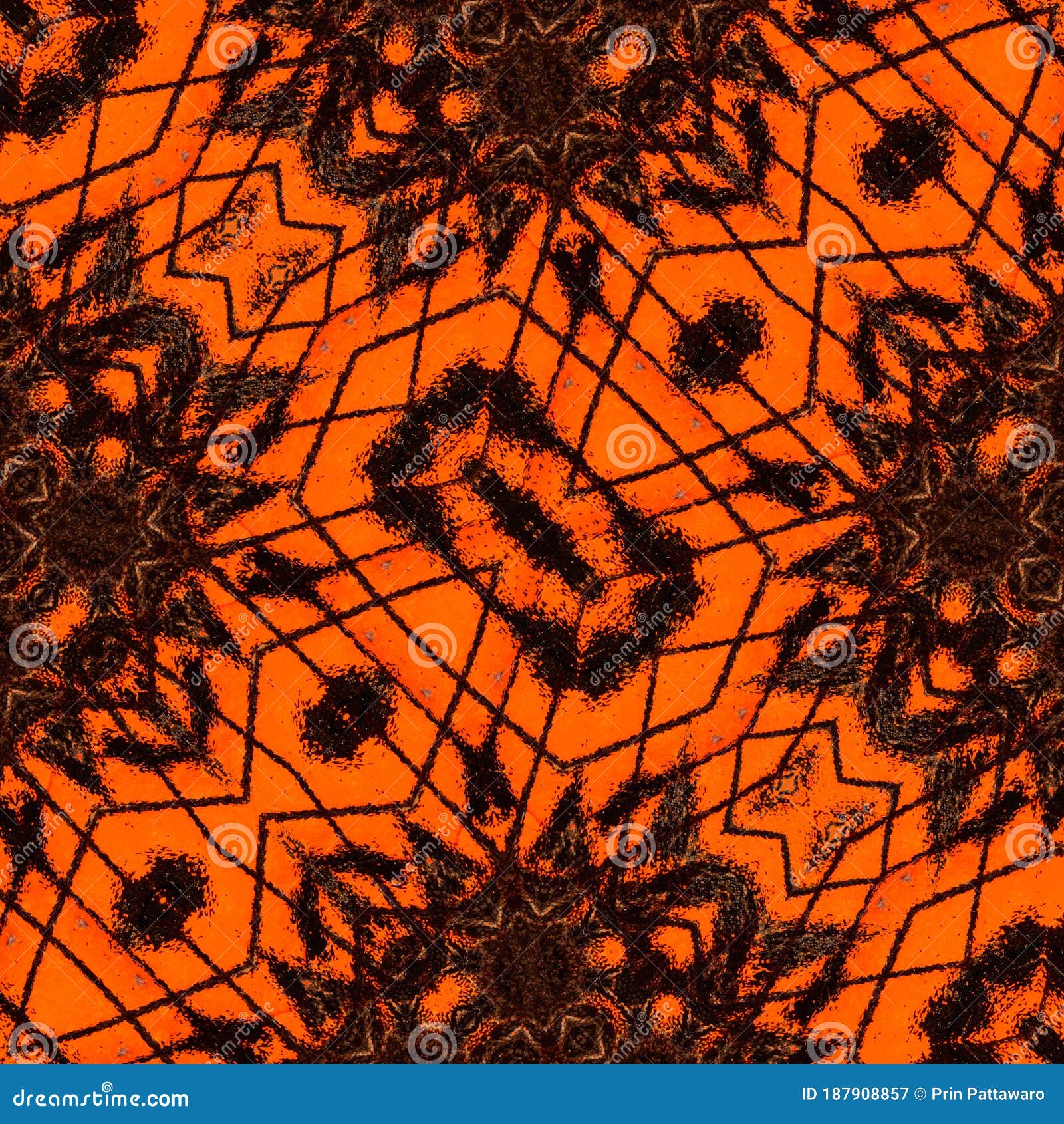 Orange Background Pattern Made from Butterfly Wings Skin Texture Stock