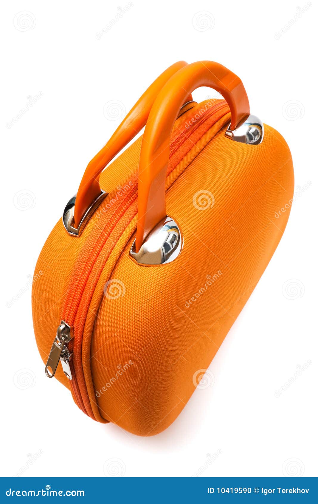 Orange bag stock photo. Image of journey, business, life 10419590