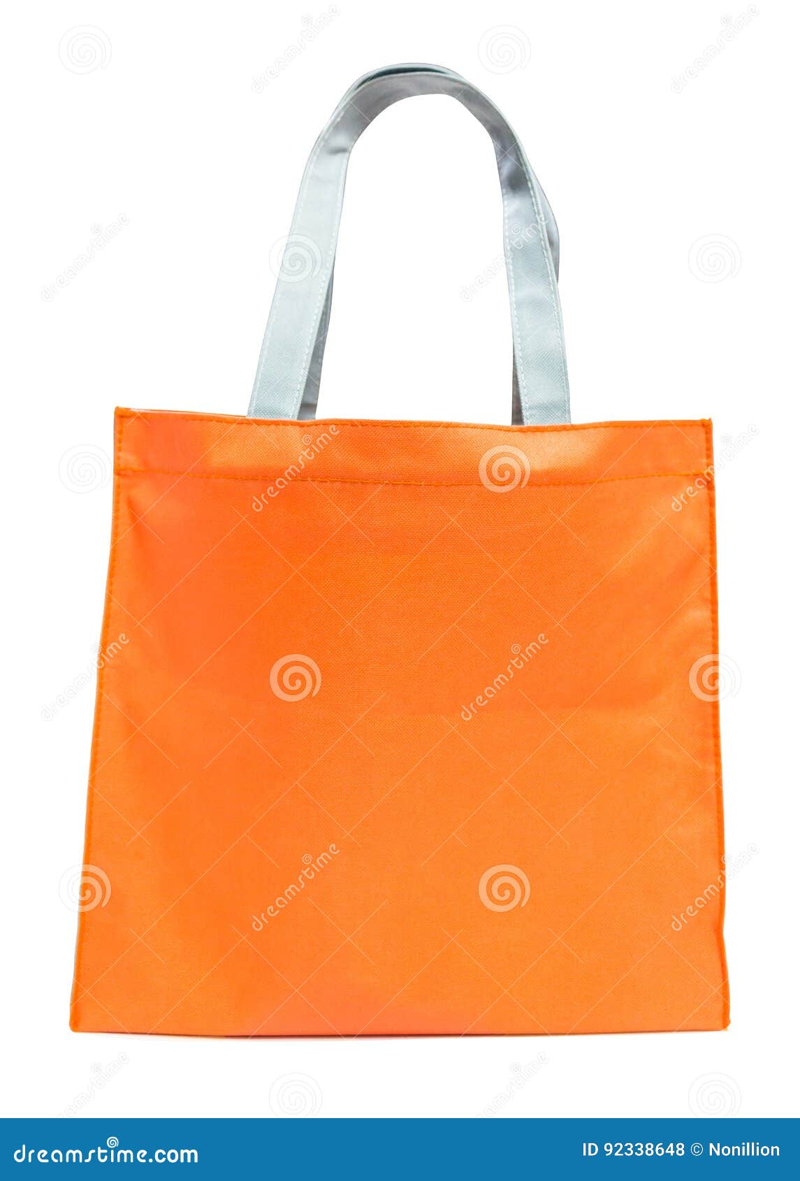 Orange bag nylon stock photo. Image of class, fashion 92338648