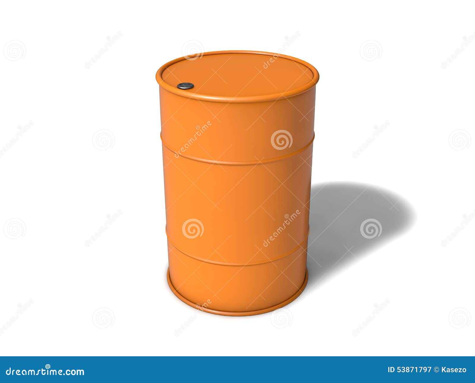Orange barrel stock illustration. Illustration of black 53871797