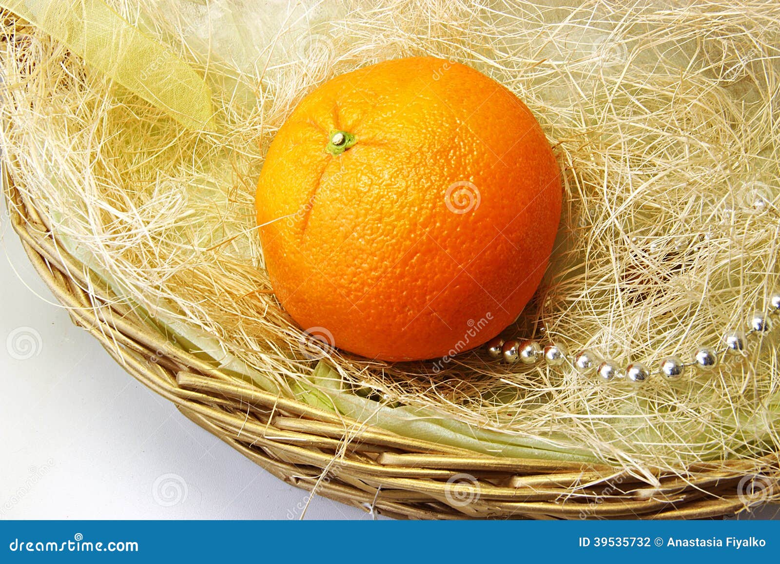 Orange in the basket stock photo. Image of diet, color 39535732