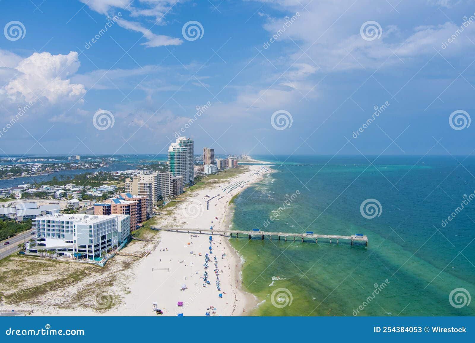 Orange Beach, Alabama stock image. Image of holiday 254384053