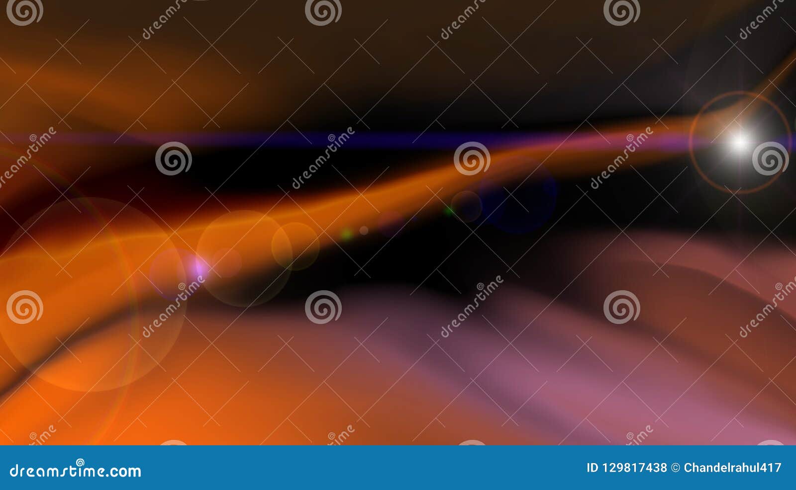 orange and black and pink blue abstract tech background