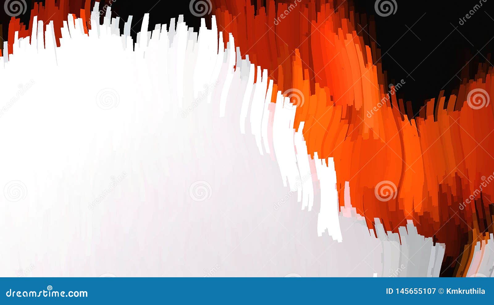 Orange Black and White DesignBeautiful Elegant Illustration Graphic Art