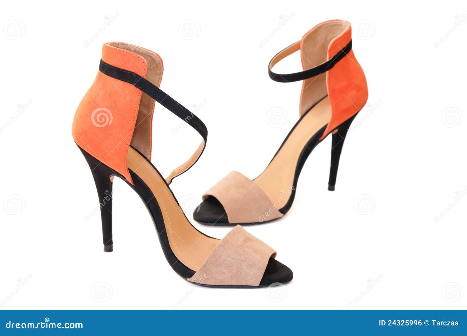 orange womens shoes