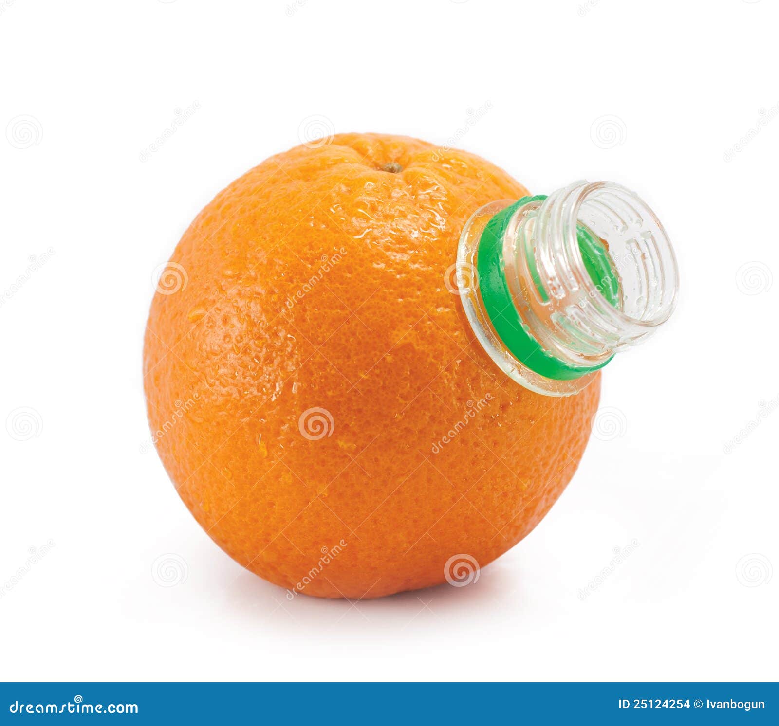 Orange with bottle neck stock photo. Image of dieting 25124254