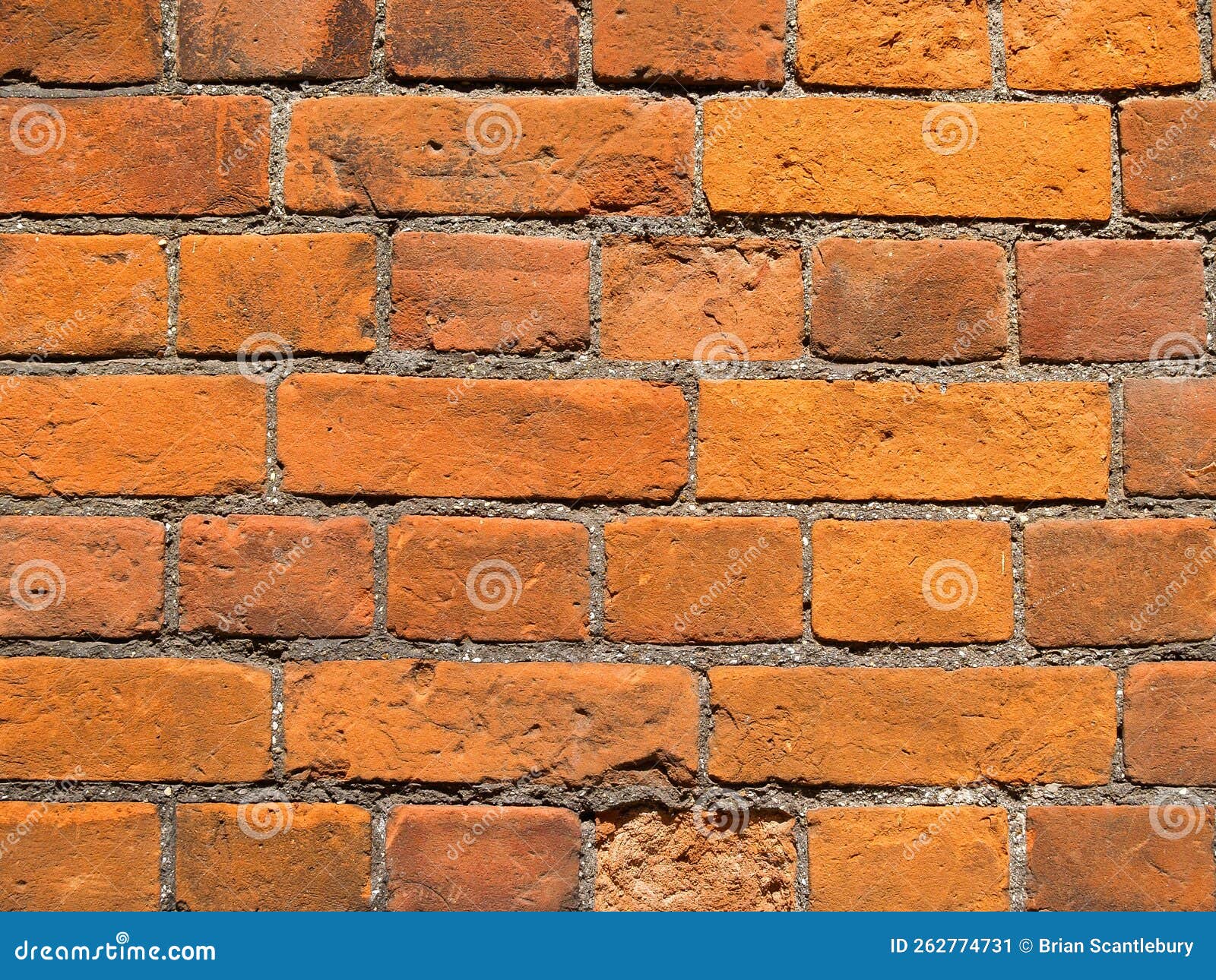 Orange Bricks and Mortar Closeup Stock Image Image of brick, abstract