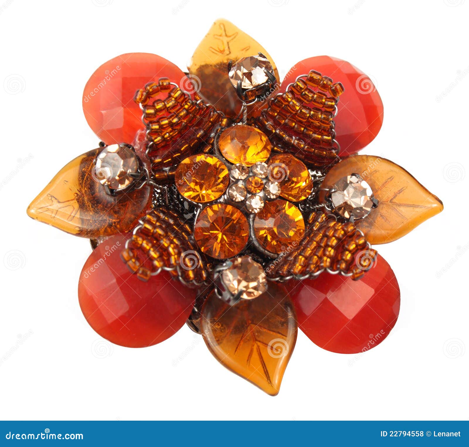 Orange brooch stock photo. Image of safety, shape, impressive 22794558
