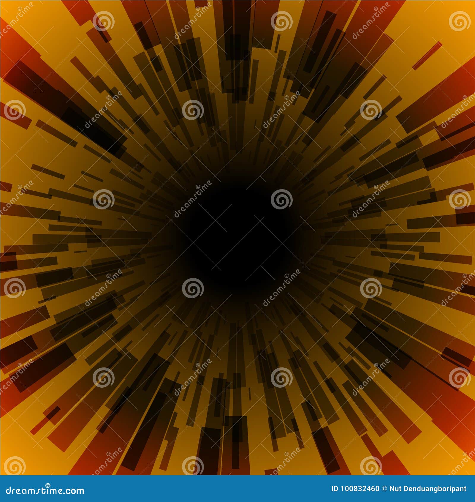 red orange burst background