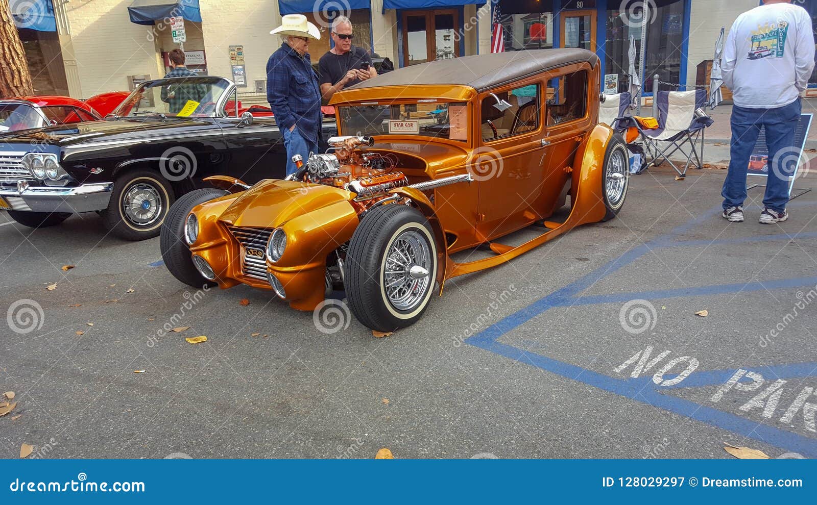 Orange, CA Car show editorial photography. Image of show 128029297