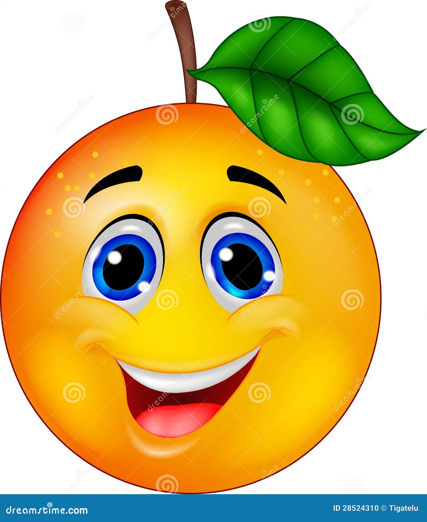 Orange cartoon character stock vector. Illustration of face - 28524310 Orange cartoon character stock vector. Illustration of face - 28524310