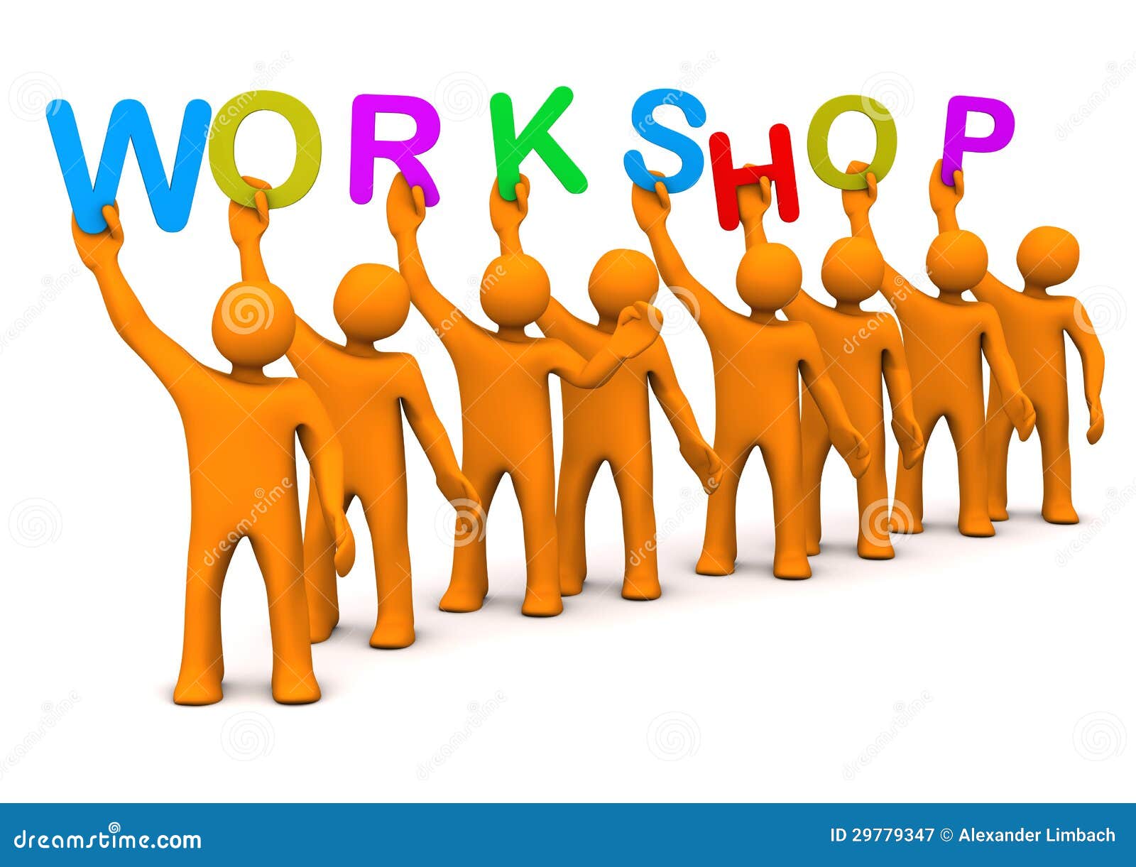 Workshop Manikins stock illustration. Illustration of puppet - 29779347