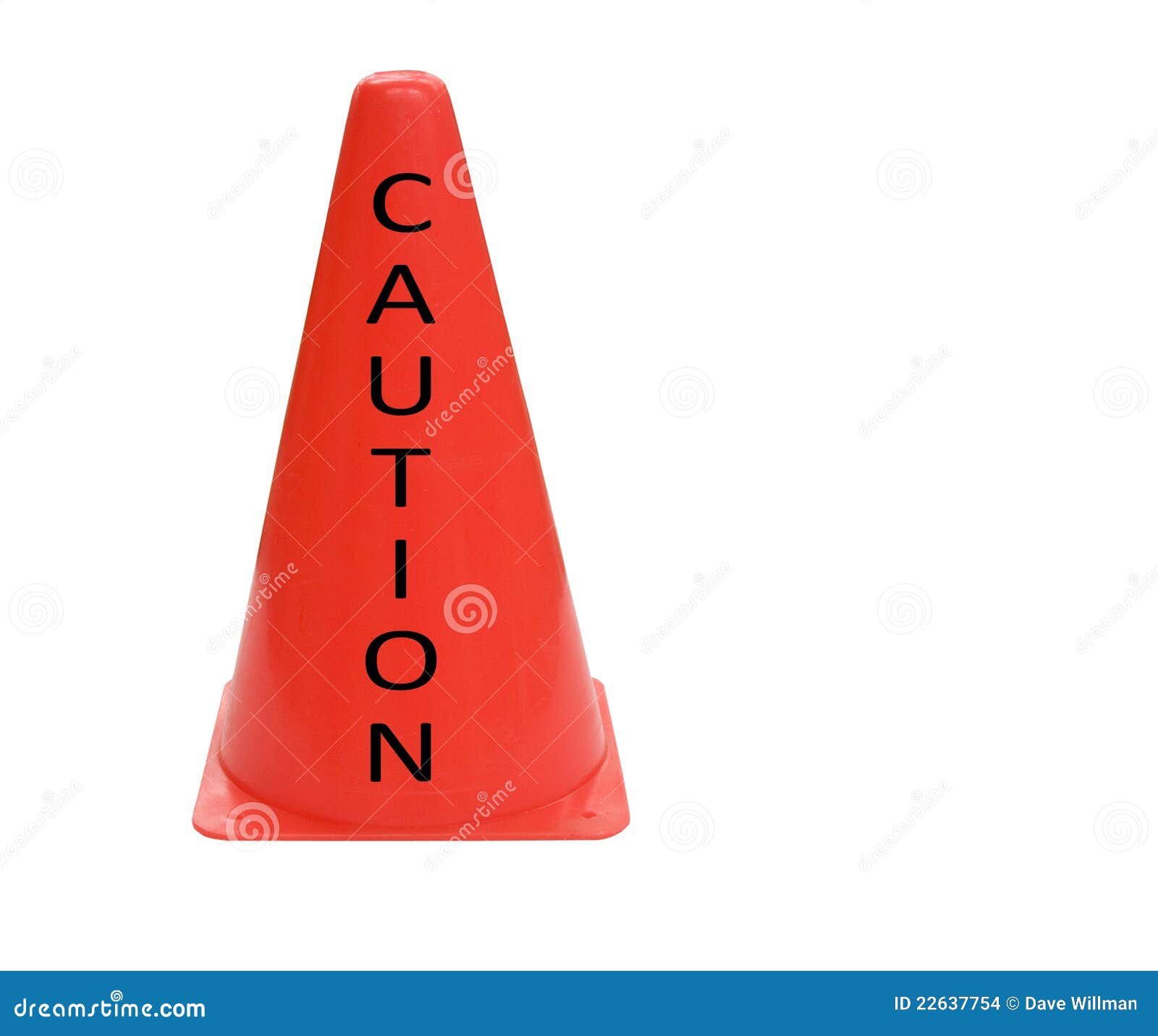 Orange Caution Cone Isolated Stock Photo Image of precaution, warning