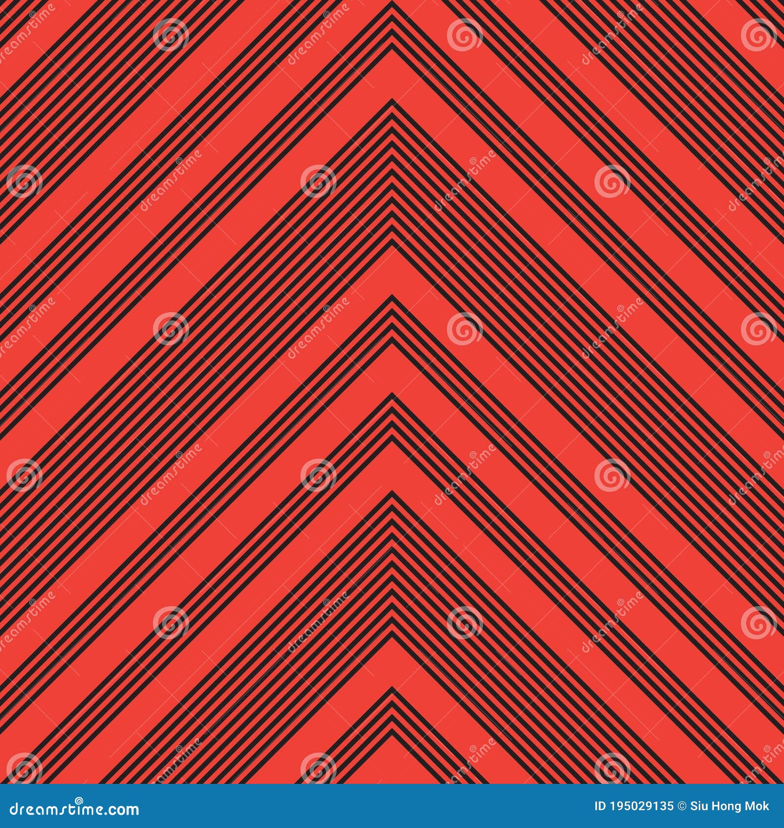 Orange Chevron Diagonal Stripes Seamless Pattern Background Stock