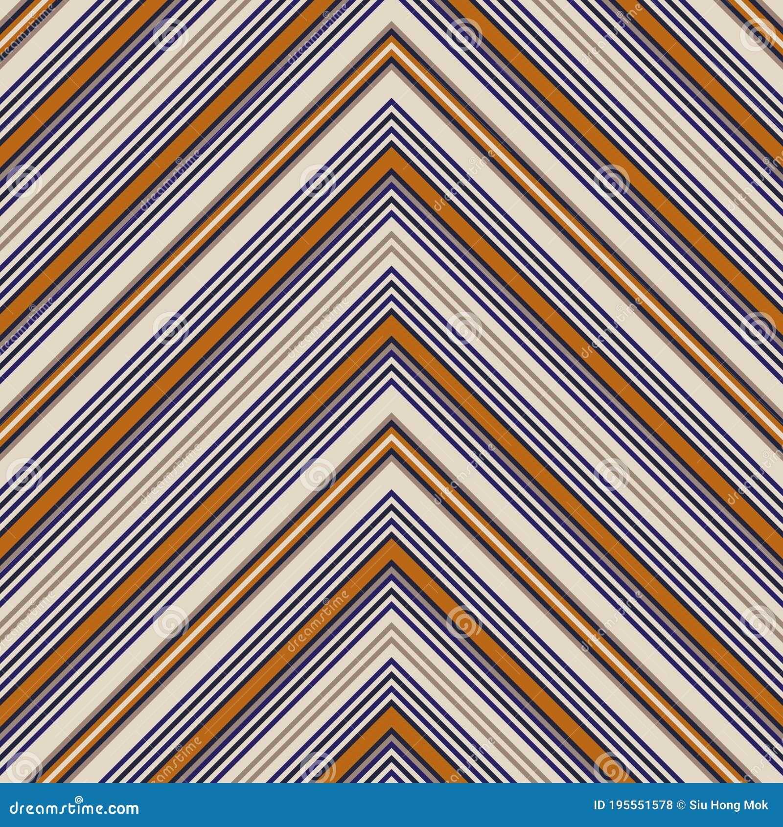Orange Chevron Diagonal Stripes Seamless Pattern Background Stock Vector Illustration of bold