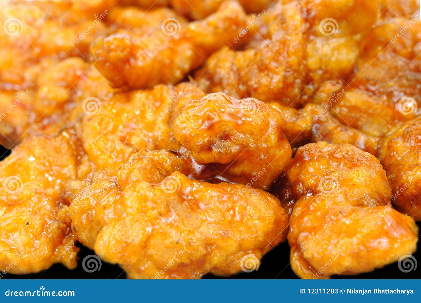 Orange chicken stock image. Image of chinese, food, isolated 12311283