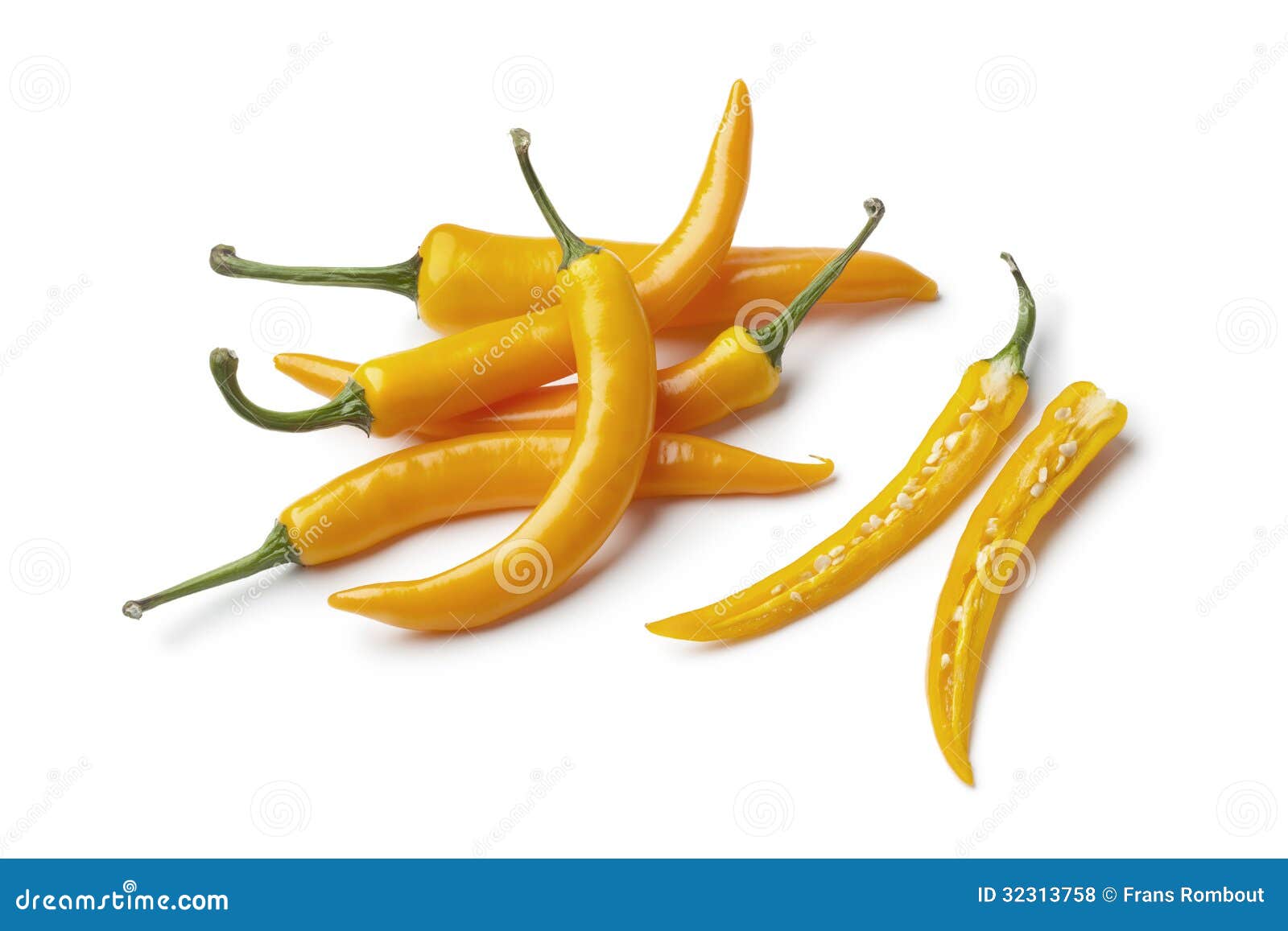 Orange chili peppers stock photo. Image of orange, seeds 32313758