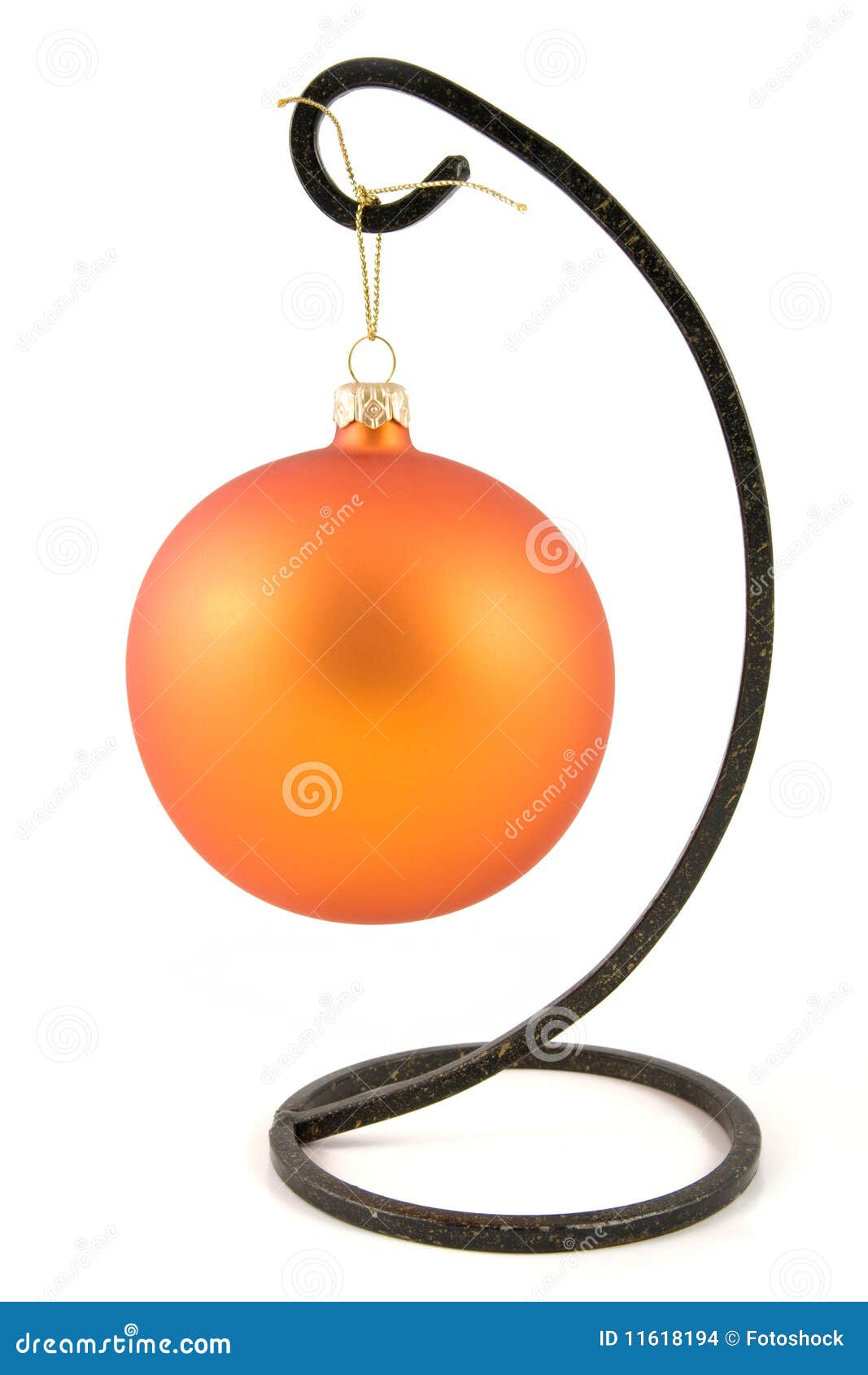 Orange christmas ornaments stock photo. Image of ornament - 11618194