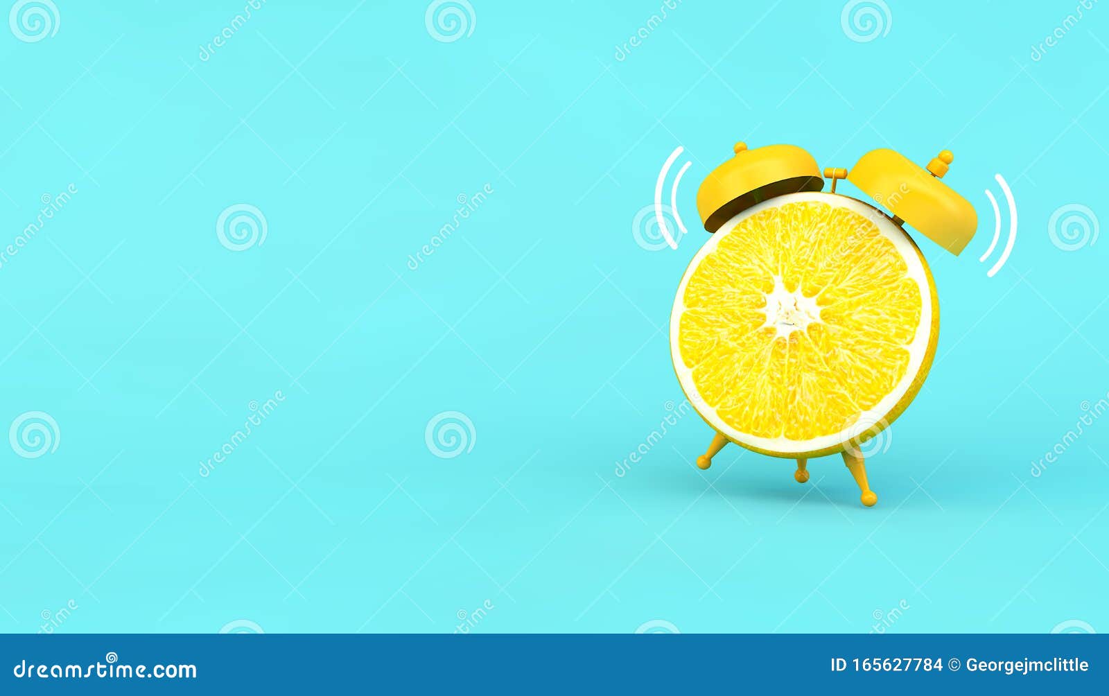Orange clock concept stock illustration. Illustration of bright 165627784