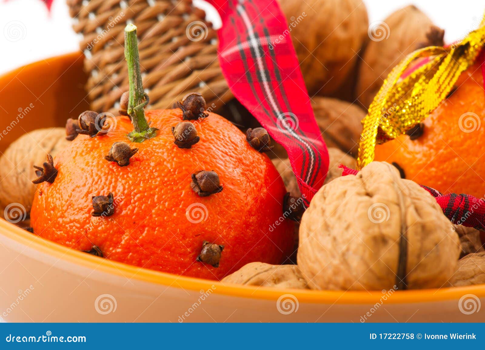 Orange with cloves stock photo. Image of background, winter - 17222758