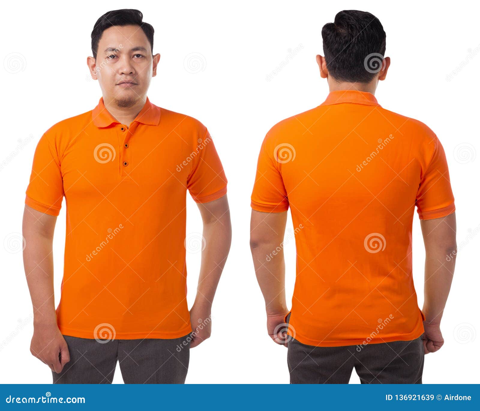 orange t shirt back