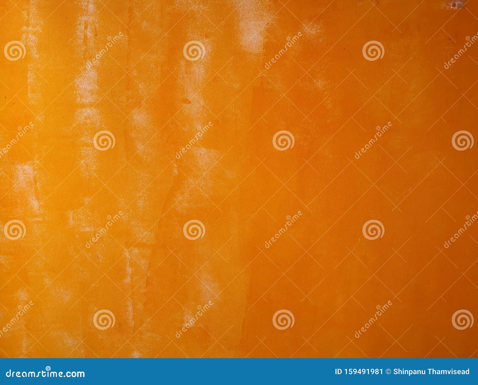 Orange Concrete Wall Texture Background, Orange Wall for Design Art