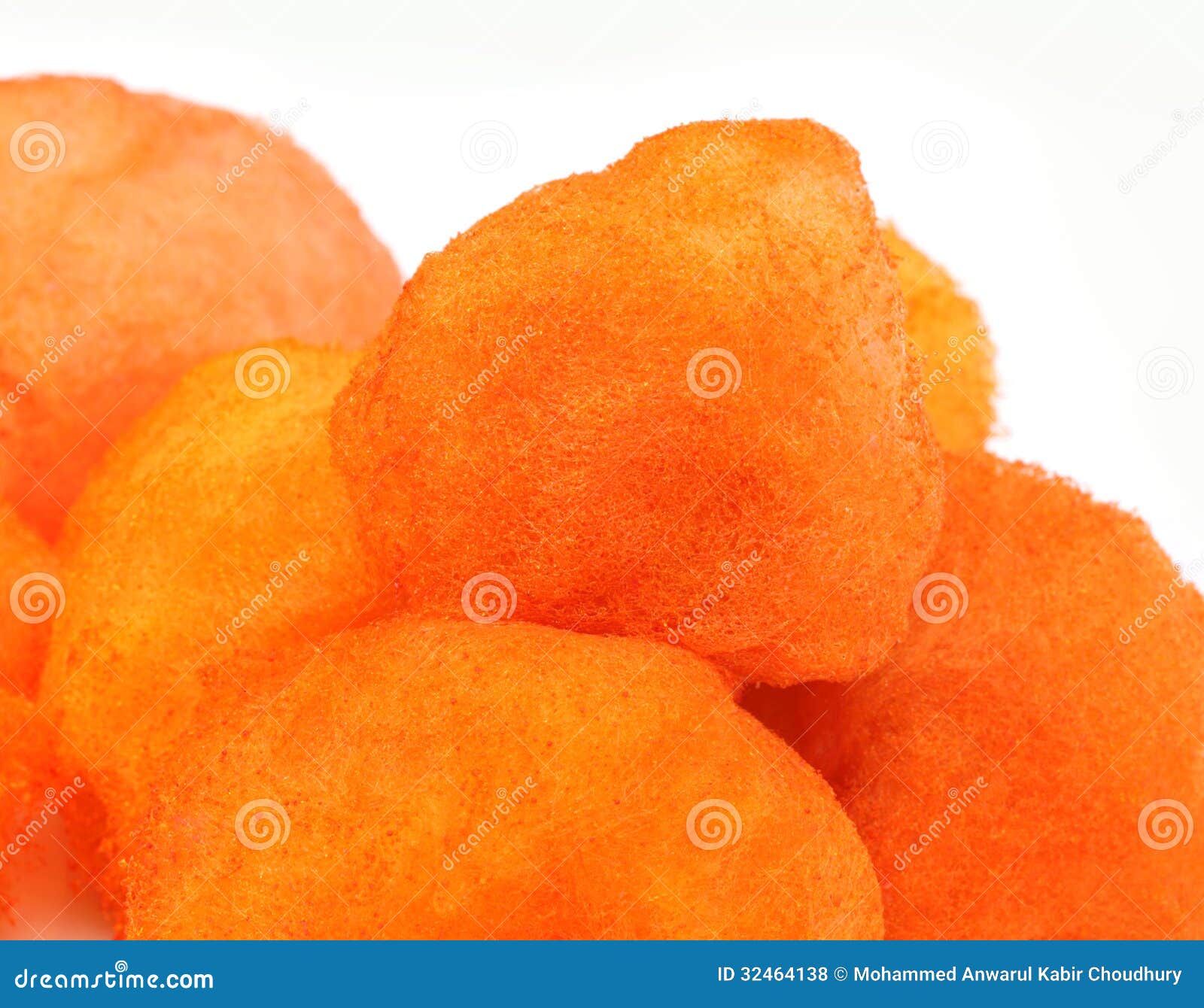 Orange cotton candy stock photo. Image of dissolves, disolves 32464138