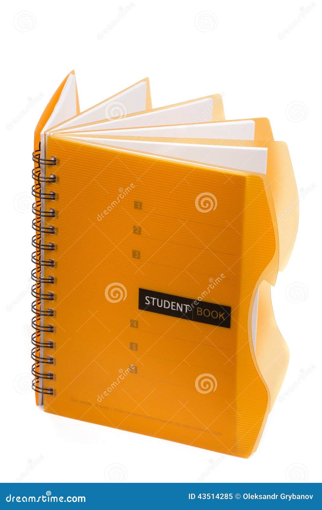 Orange Cover Note Book stock image. Image of meeting 43514285