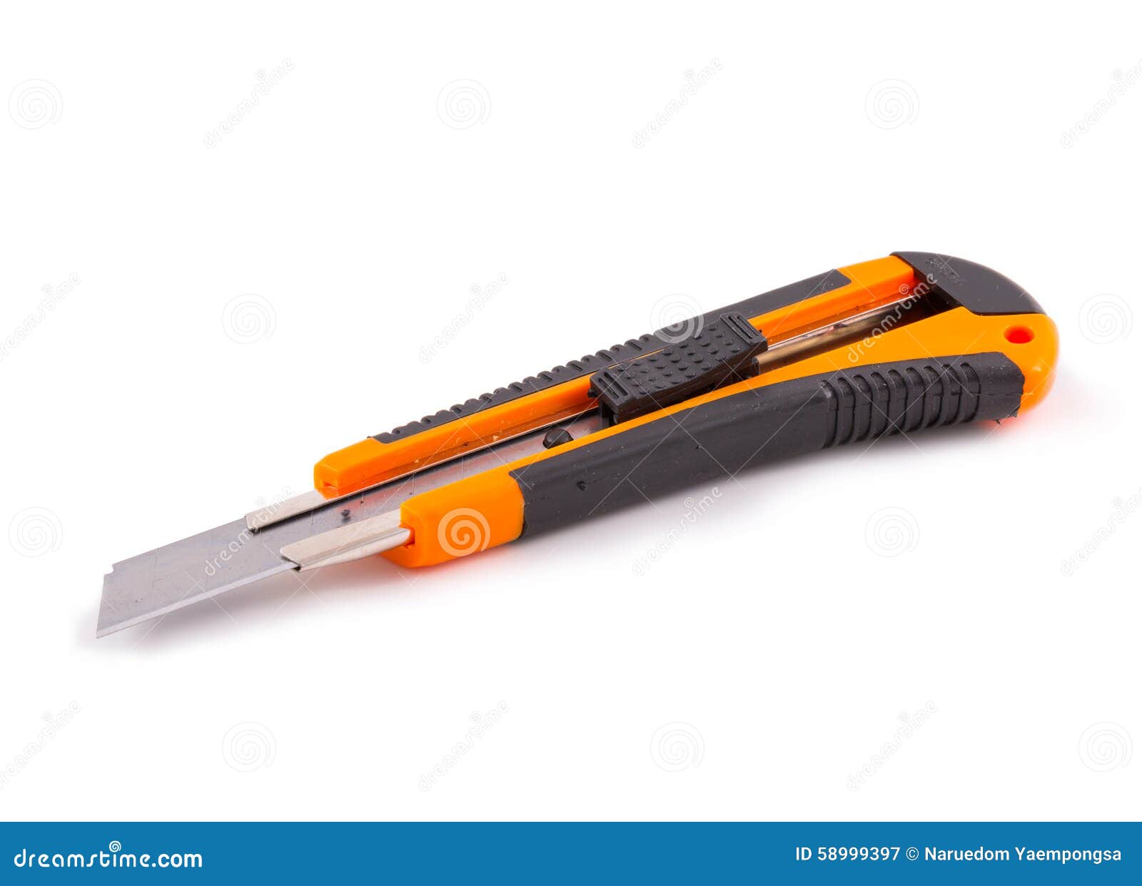 Orange cutter stock image. Image of carver, retractable 58999397