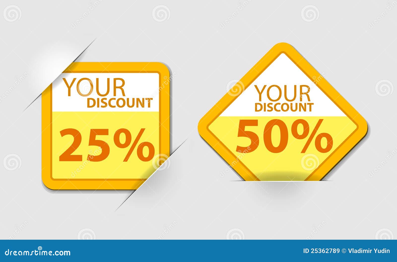 Orange discount stock vector. Illustration of holiday 25362789